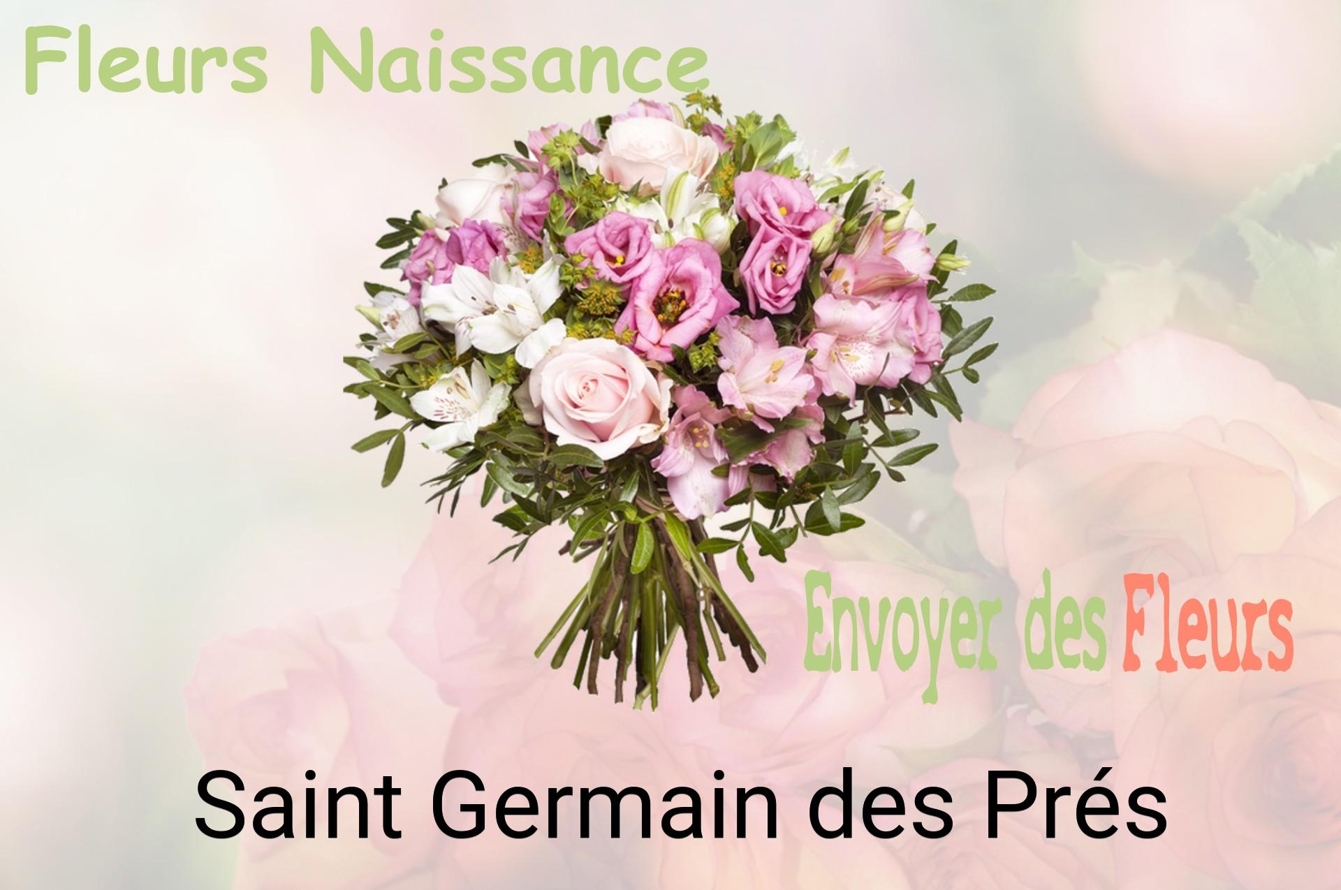 Bouquet de fleurs de naissance livré à Saint-Germain-des-Prés