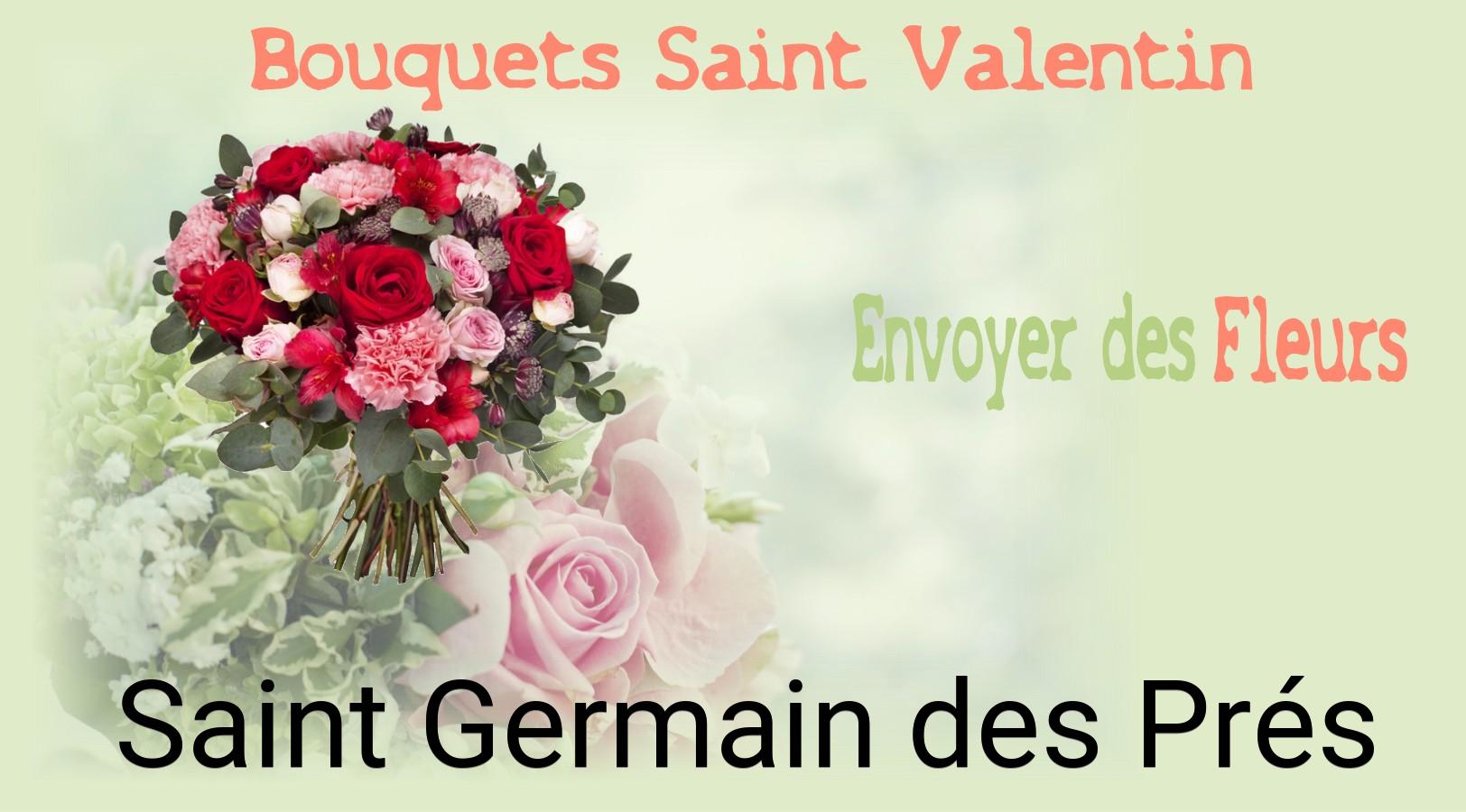 Roses de Saint-Valentin livrées à Saint-Germain-des-Prés